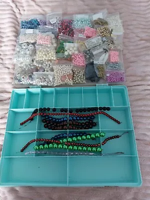 Joblot Of Beads And Charms For Jewellery Making • £24.99