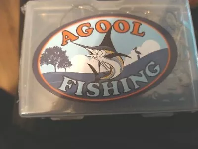 Agool Fishing Wacky Weedless Fishing  Worm Bait Hooks New Reusable Sealed Case • $13