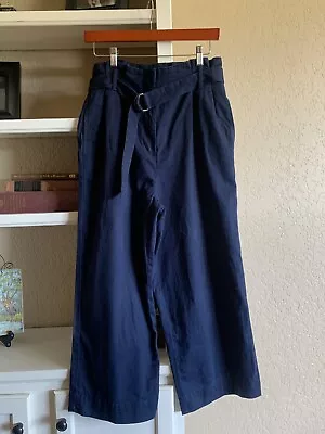 J. Crew Mercantile Wide Leg Crop Pants NAVY • $15