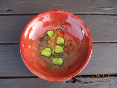 £75 • Buy Moorcroft  Pottery  Flambe Bougainvillea Dish