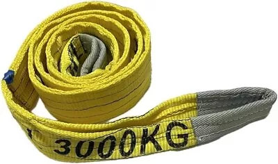 Duplex Web Sling 3 Ton Lifting Strop 90MM Wide 3 Tonnes Lifting 3 Metres • £19.99