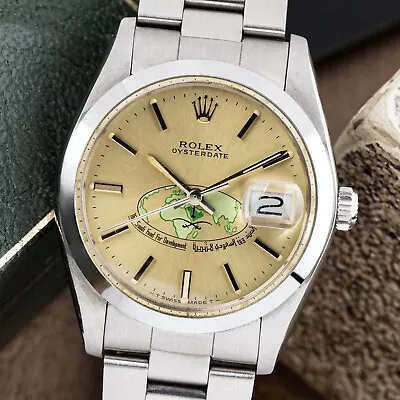 Rolex Oysterdate Precision Ref. 6694 Saudi Dial Unpolished 1982 Watch & Box • £5250