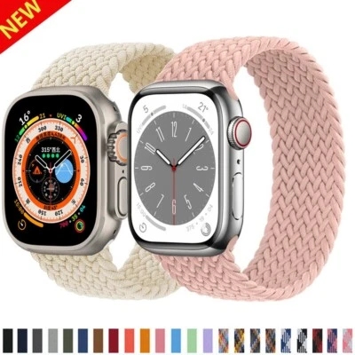 $18.28 • Buy Braided SOLO Loop For Apple Watch Band Ultra 49mm 45mm Nylon Series 8 7 6 SE 5