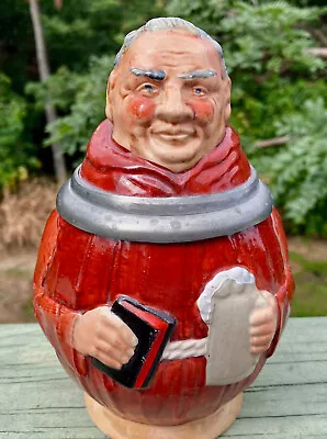 German Beer Stein Monk Priest With Bible And Beer Reinhold Merkelbach 4107 0.5l • $20