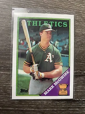 Topps Rookie Mark McGwire #580 Baseball Card Rare Error Card⚾️🔥📈 • $200