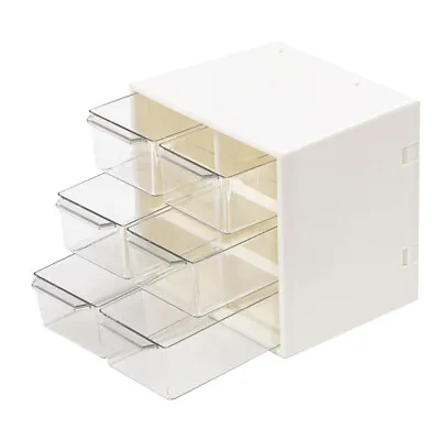 Plastic Drawer Storage Desk Craft Organizer Drawer Unit Organizer • £11.68