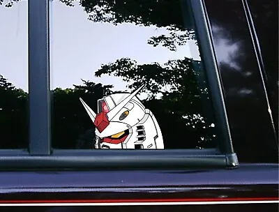 Gundam RX78 Peeker Peeking Window Vinyl Decal Mobile Suit Anime Car Stickers • $3.25