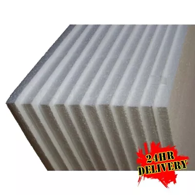 200 X POLYSTYRENE FOAM PACKING SHEETS 600x400x25mm • £162