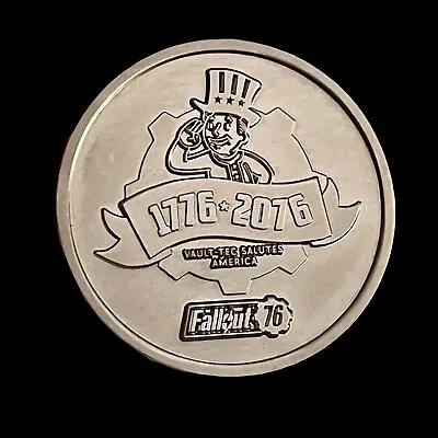 Fallout 76 Bethesda Promotional Coin Collectors Token Vault Tech Salutes America • $55