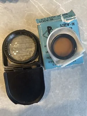 CARL ZEISS JENA DISTAR 3 X 42 ORIGINAL MAKERS BOX Plus Other Filter • £8.99