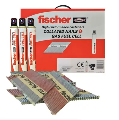 Fischer Framing Nails - Galvanised - Stainless Steel - With Gas - All Sizes • £57.63
