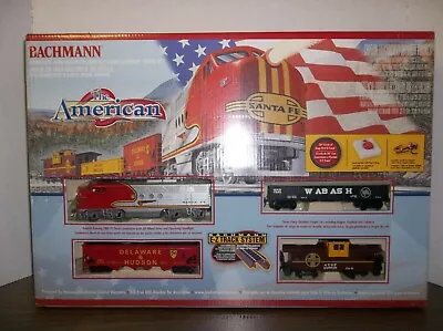 Bachman The American Santa Fe Ho Scale Train Set E-z  Track System 00653 Nib • $119.09