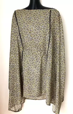 $25 • Buy Tigerlily Ditzy Floral Cape Smock Top 10 12 14 16