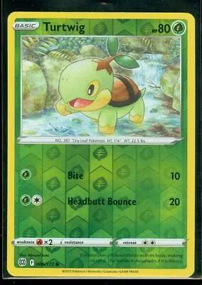 Pokemon - Turtwig - 006/172 - REVERSE Holo - Brilliant Stars -NM/M - New • $1.45