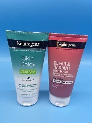 Neutrogena Skin Detox 2-in-1 Argile Mask Clear & Radiant Face Scrub Oil Free * • $19.14