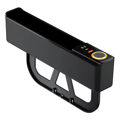 Car Seat Side Gap Storage Box Organizer Cigarette Lighter USB Phone Charging • $31.89