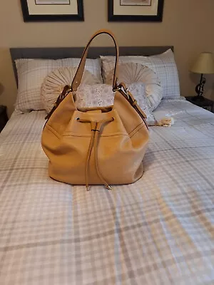 MCM Handbag Tote Shoulder Bag  Leather  Beige Women's • $175