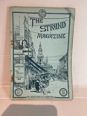 The Strand Magazine NO3 VOL 1 MAR 1891 A Conan Doyle Sherlock Holmes INTEREST • $473.61