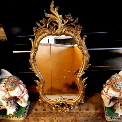$40 • Buy Syroco Mirror Large Rare Style MCM Hollywood Regency