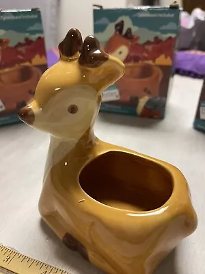 Vintage Deer Planter  • $9