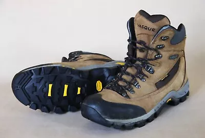 Mens Vasque St Elias 7146 Boots Light Brown Tan Leather Gore-Tex Vibram Size 12 • $65