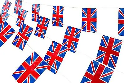 12FT Union Jack Bunting King Coronation Great Britain Family Royal Street Party • £3.30