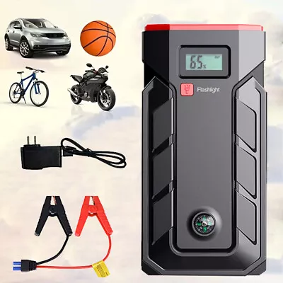 Portable 99900mAh Car Jump Starter Booster Jumper Box Power Bank Battery Charger • $57.99