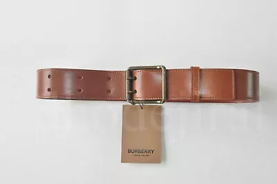 $780 Auth BNWT BURBERRY Double Pin Calf Leather Belt Mens Waist 31-33 Inches TAN • $5.50