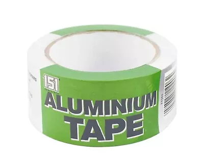Aluminium Foil Tape Self Adhesive Silver Repair For All Metal Surfaces 48MMx25M • £8.57
