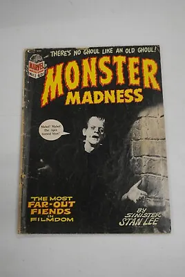 Monster Madness Mag Marvel Group #1 Comics By Stan Lee 1972 DRACULA FRANKENSTEIN • $9.99