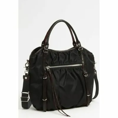 MZ Wallace Bianca Bedford Black Nylon Tote Bag • $185