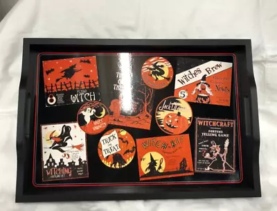 Pottery Barn Vintage Look Halloween Advertising Poster  Tray • $47
