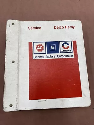 Delco Remy GM AC Vol 1.2 Tabbed Service Manual Binder U-272 (Pre-Owned) SKU-2 • $42.50