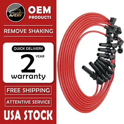 8 Spark Plug Wire Pack For 1996-1999 Ford Lincoln Mercury F-150 F250 V8 4.6L • $28.56