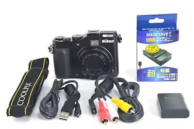 Nikon COOLPIX P7000 Black 10.1 MP Digital Camera [Near Mint] • $285.01