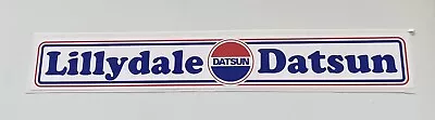 Lilydale Datsun Dealer Sticker 70s 80s Etc Retro Old School • $28