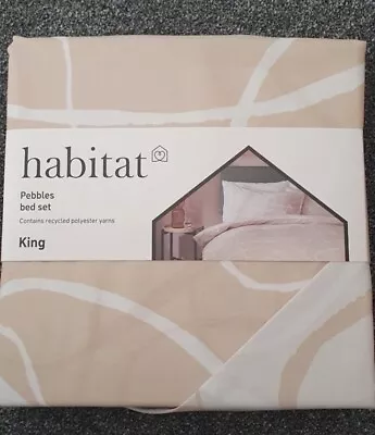 Habitat Reset Pebbles Pastel Bedding Set - King KING SIZE PINK & WHITE • £29.99