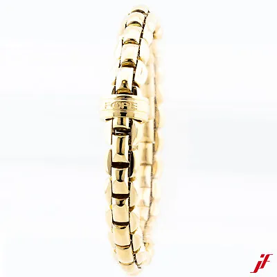 $3785.34 • Buy Arm Fope Flexible Endless Bangle 750/18K Yellow Gold 6 1/2in Inside