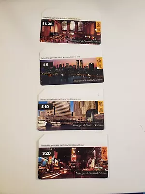 4 Metrocard Inaugural Limited Ed-Grand Central/Times Square/TwinTowers/Financial • $66