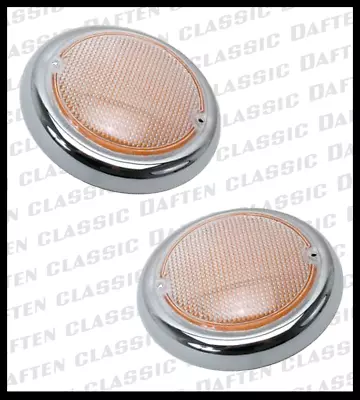 1962-67 VW BUS HELLA Turn Signal Lens PAIR 211998161B Volkswagen Type 2 • $175