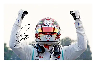 Lewis Hamilton Signed A4 Photo Print Autograph Formula 1 World Champion • £5.99