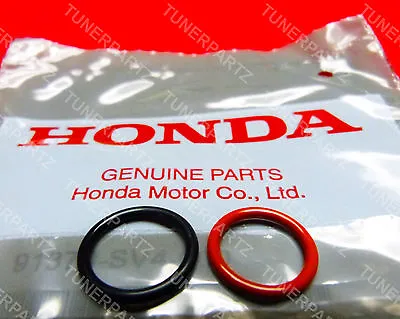 OEM ACURA HONDA Power Steering Pump Rubber Inlet & Outlet O-Ring Seals 2 Pcs KIT • $7.45