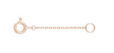 J.Estina Necklace Chain Extender JJZ1N01BS571R4030 14K Rose Gold 30mm • $91