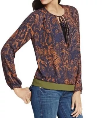 CAbi Border Wrap #101 Size S Abstract Python Great For Fall! Perfect Conditio • $10