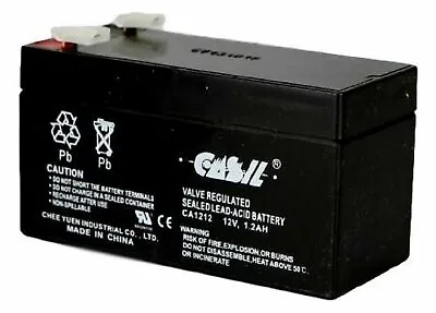 £9.99 • Buy Alarm Battery 12V 1.2AH Rechargeable Lead Acid