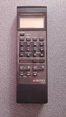 Matsui VX6000 VCR/TV Remote  • £3