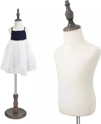 Adjustable Child Mannequin For Clothes Window Shop Display 2-3 Years Old Gray • $36.99