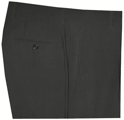 Mens Teen Hugo Boss Dress Pants Black Label Dark Green Crepe 30 Mint Preowned • $27.99