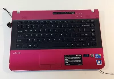 $30.99 • Buy Genuine SONY VAIO Palmrest Keyboard Touchpad VPCEA 012-430A-2970-A G2-Z4-f2