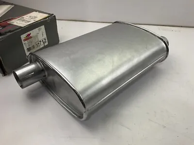 Thrush 17712 Turbo Performance Muffler Offset 2  Inlet & Outlet 18.5  Length • $49.45